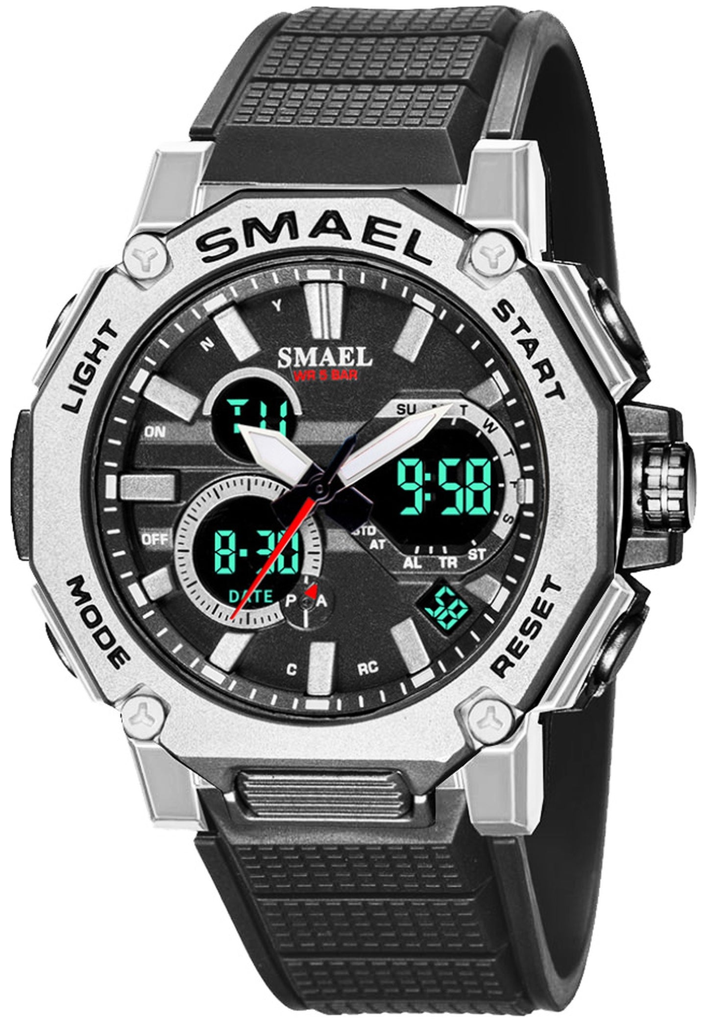 Reloj Smael 8047 "Silver"