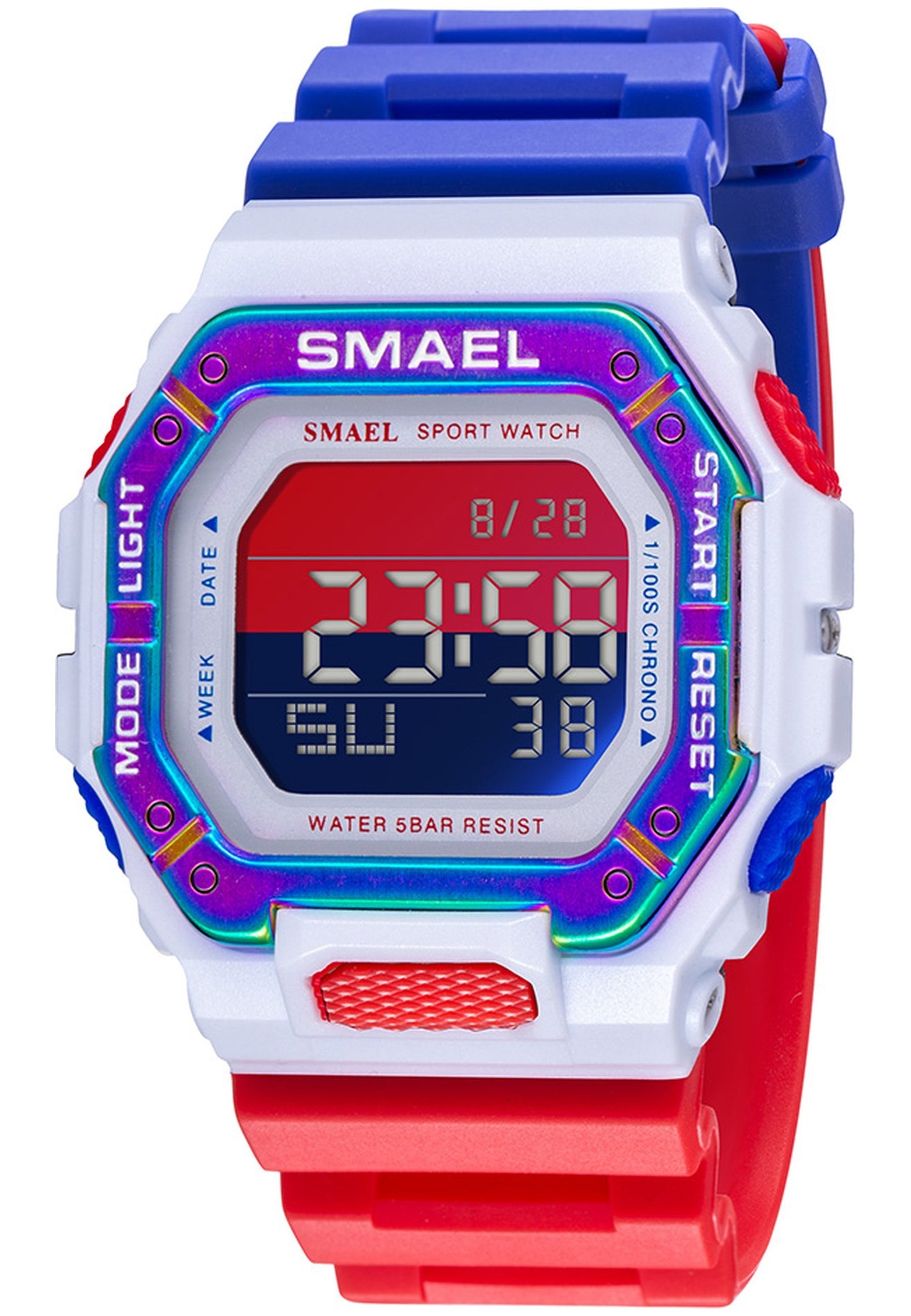 Reloj Smael 8059 "Dazzle Colour White"