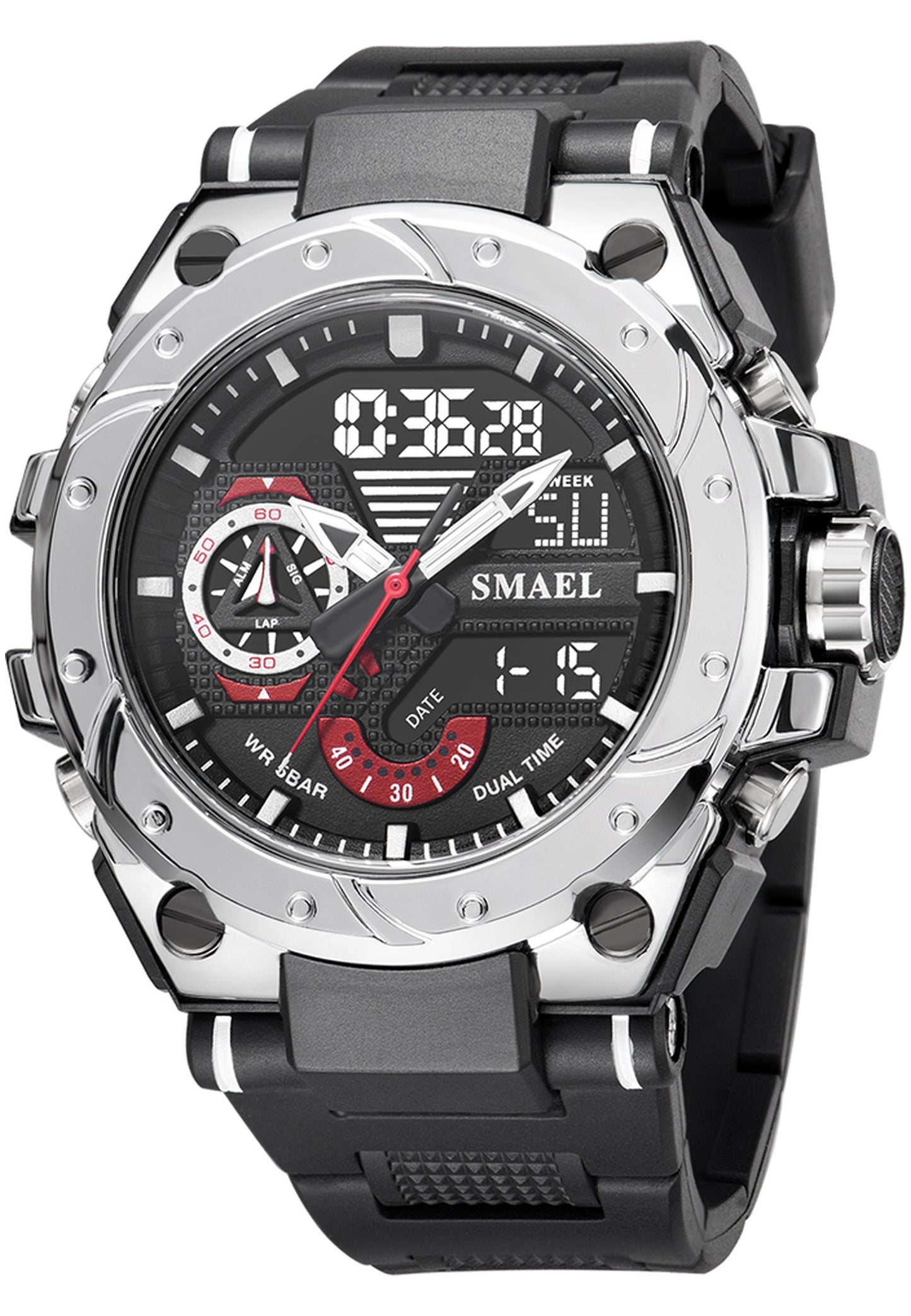 Reloj Smael 8060 "Silver"